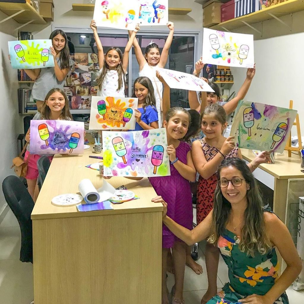 Alunas Curso de Aquarela