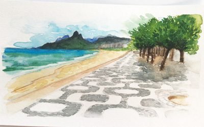 ipanema aquarela