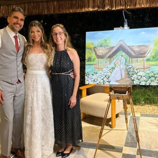 Pintura ao Vivo Casamento Rio de Janeiro RJ