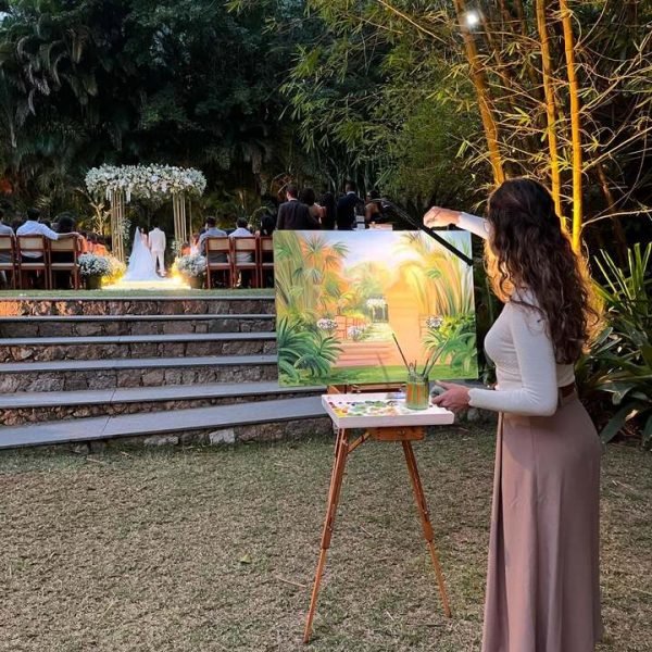 Pintura ao Vivo Casamento RJ