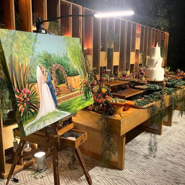 Pintura ao Vivo Casamento Rio de Janeiro RJ - Além do Sonho