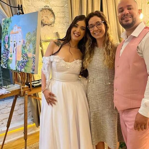 Pintura ao Vivo Casamento SP São Paulo