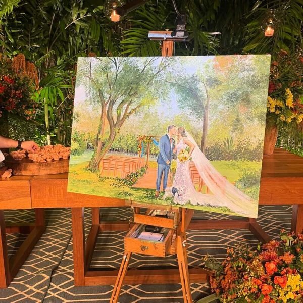 Pintura ao Vivo Casamento Rio de Janeiro RJ