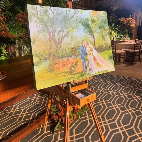 Pintura ao Vivo Casamento Rio de Janeiro RJ