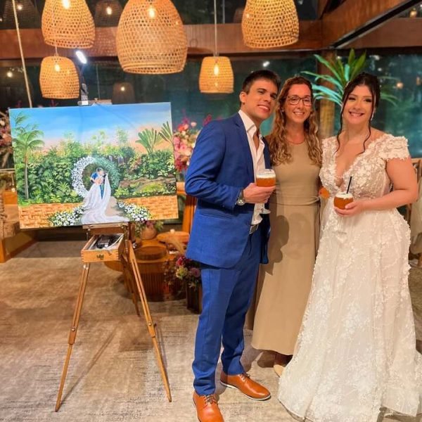 Pintura ao Vivo Casamento RJ