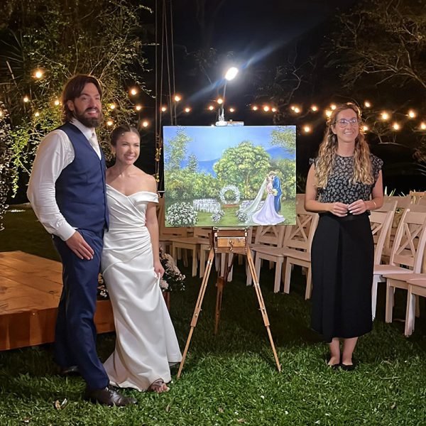 pintura ao vivo casamento serra rj itipava petropolis